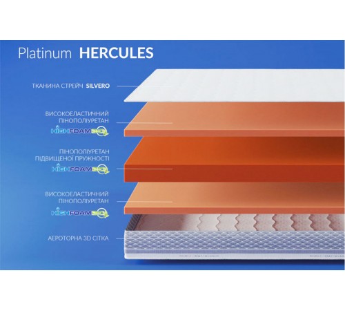 Матрас Геркулес / Hercules Noble Platinum Highfoam Матрас Геркулес / Hercules Noble Platinum Highfoam