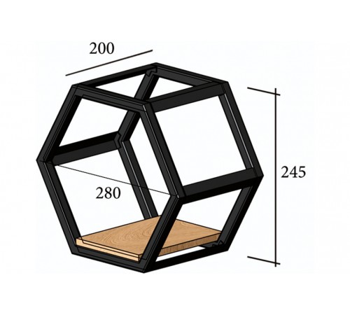 Полка Хеві Metall-Design Полка Хеві Metall-Design