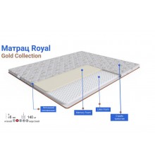 Тонкий матрац Роял / Royal Gold Family Sleep