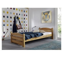 Односпальне дубове ліжко Мелман із масиву / Melman Greenlife